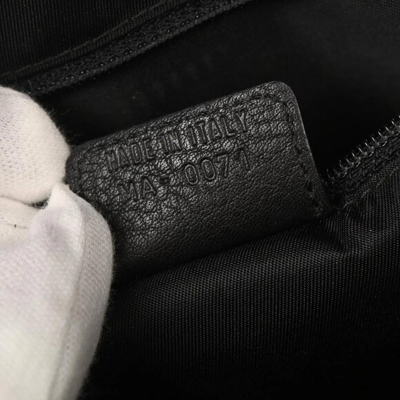 Christian Dior Black Leather Double Saddle Handbag MA-0071 155674 - Picture 10 of 10